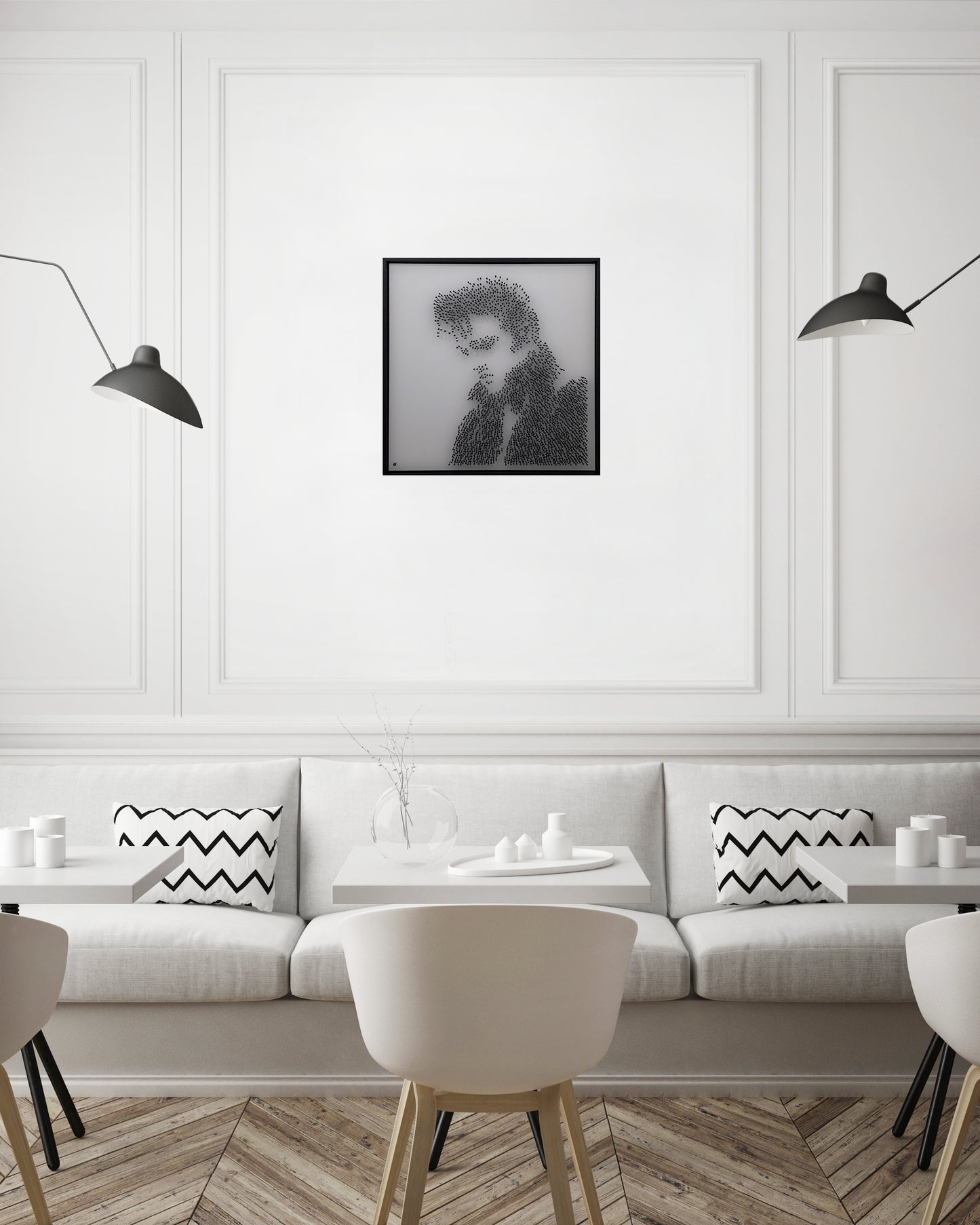 Elvis in Black Steel
