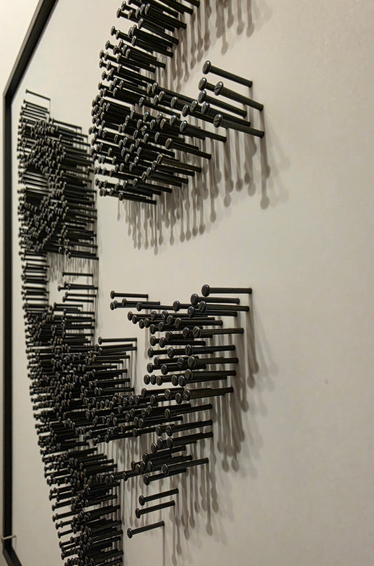 Guy Fawkes in Black Steel