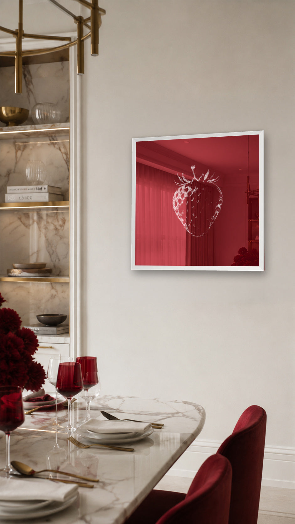 A Berry Traced in Red - keuken