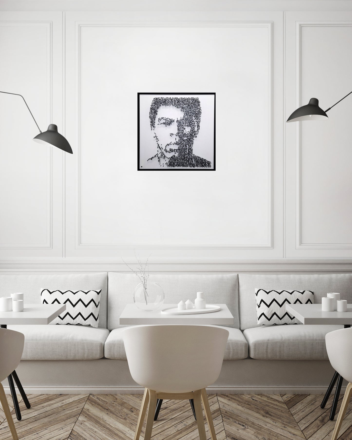 Mohamed Ali in Black Steel