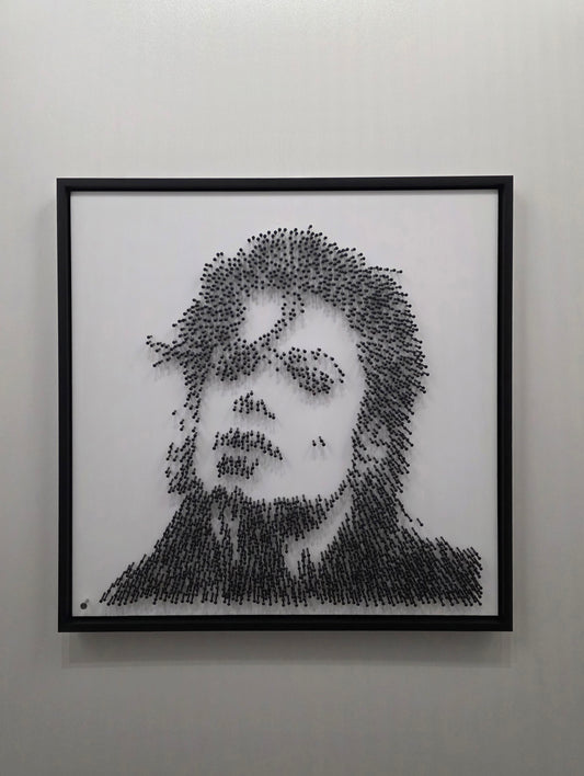 Michael Jackson in Black Steel