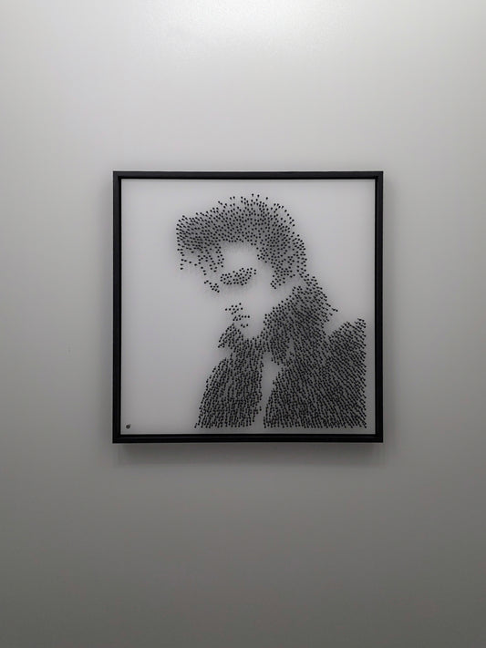 Elvis in Black Steel
