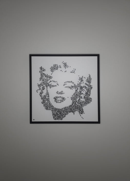 Marilyn in Black Steel