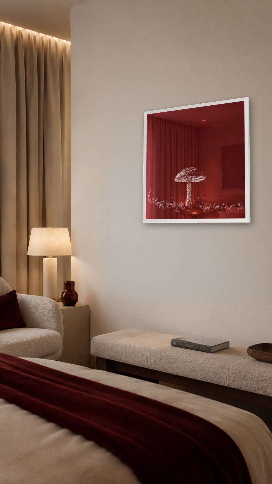 A Cap Ignites the Red - slaapkamer