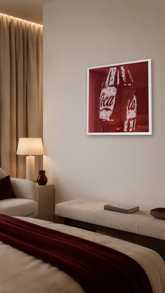 A Contour Held in Red - slaapkamer