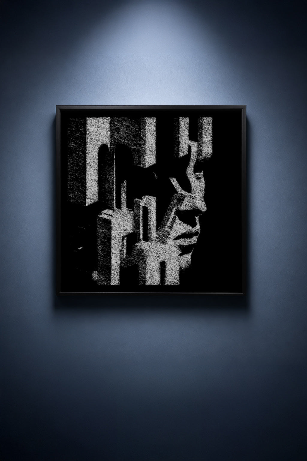 A Face Built From Concrete - thumbnail