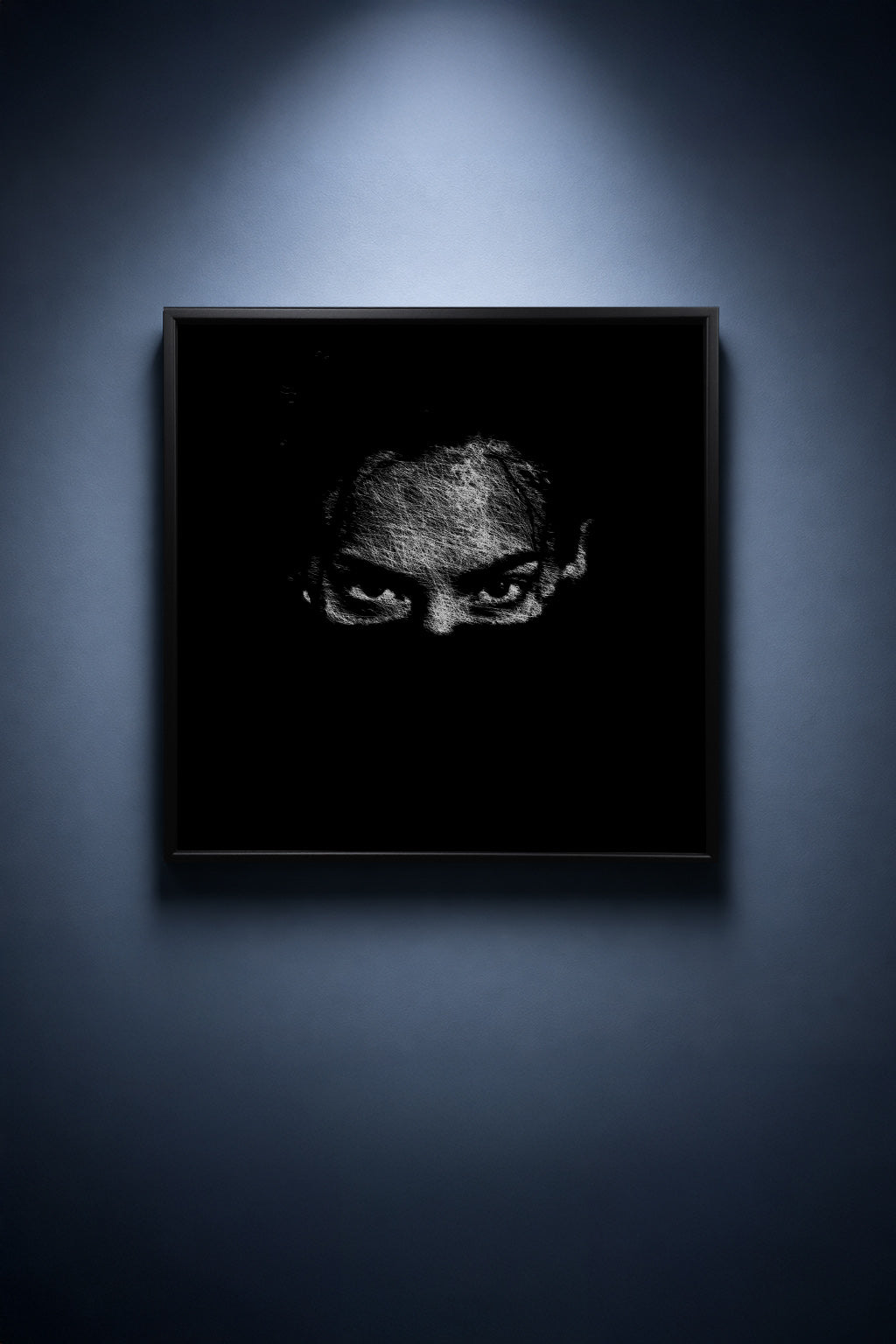 A Face Half Drowned in Night - thumbnail