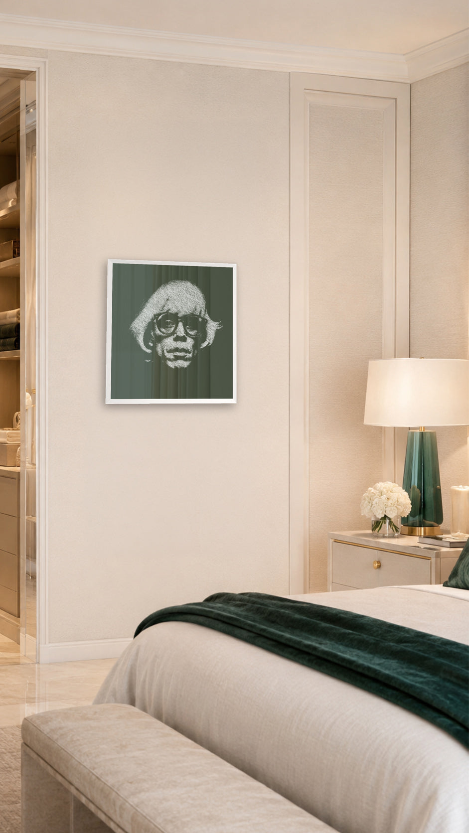 A Wig Ignites for Warhol - slaapkamer