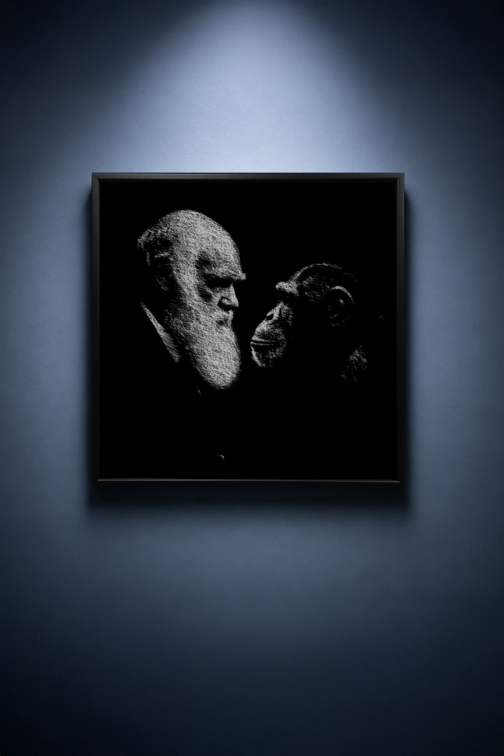 Darwin Faces His Kin - thumbnail