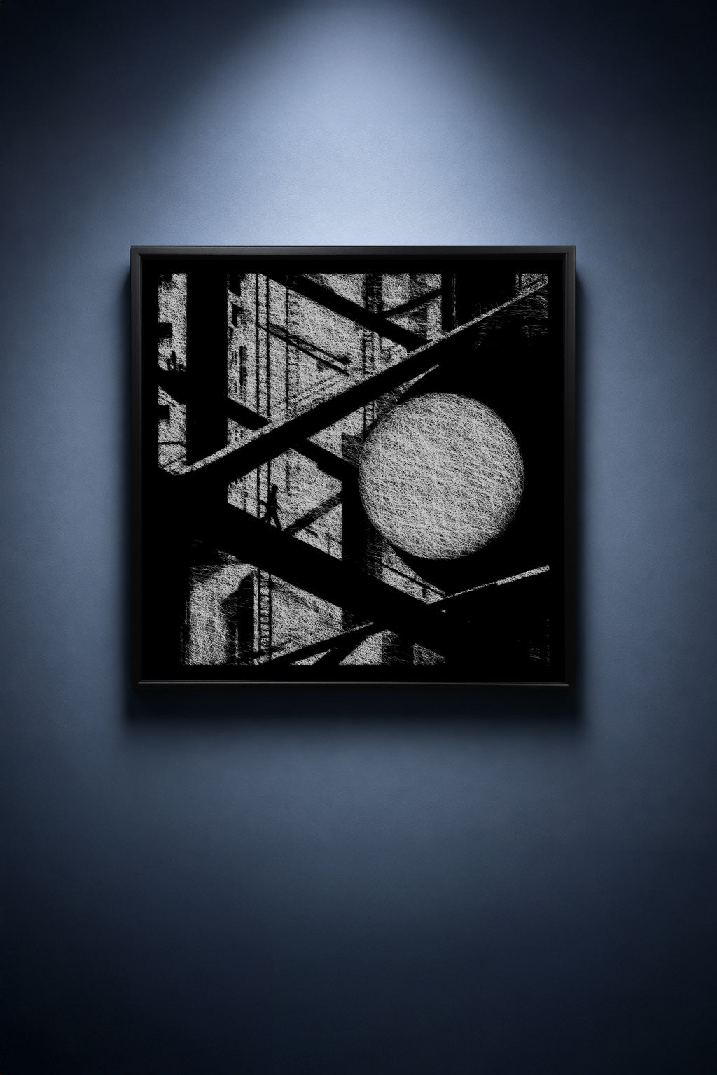Figures Cross the Girders - thumbnail