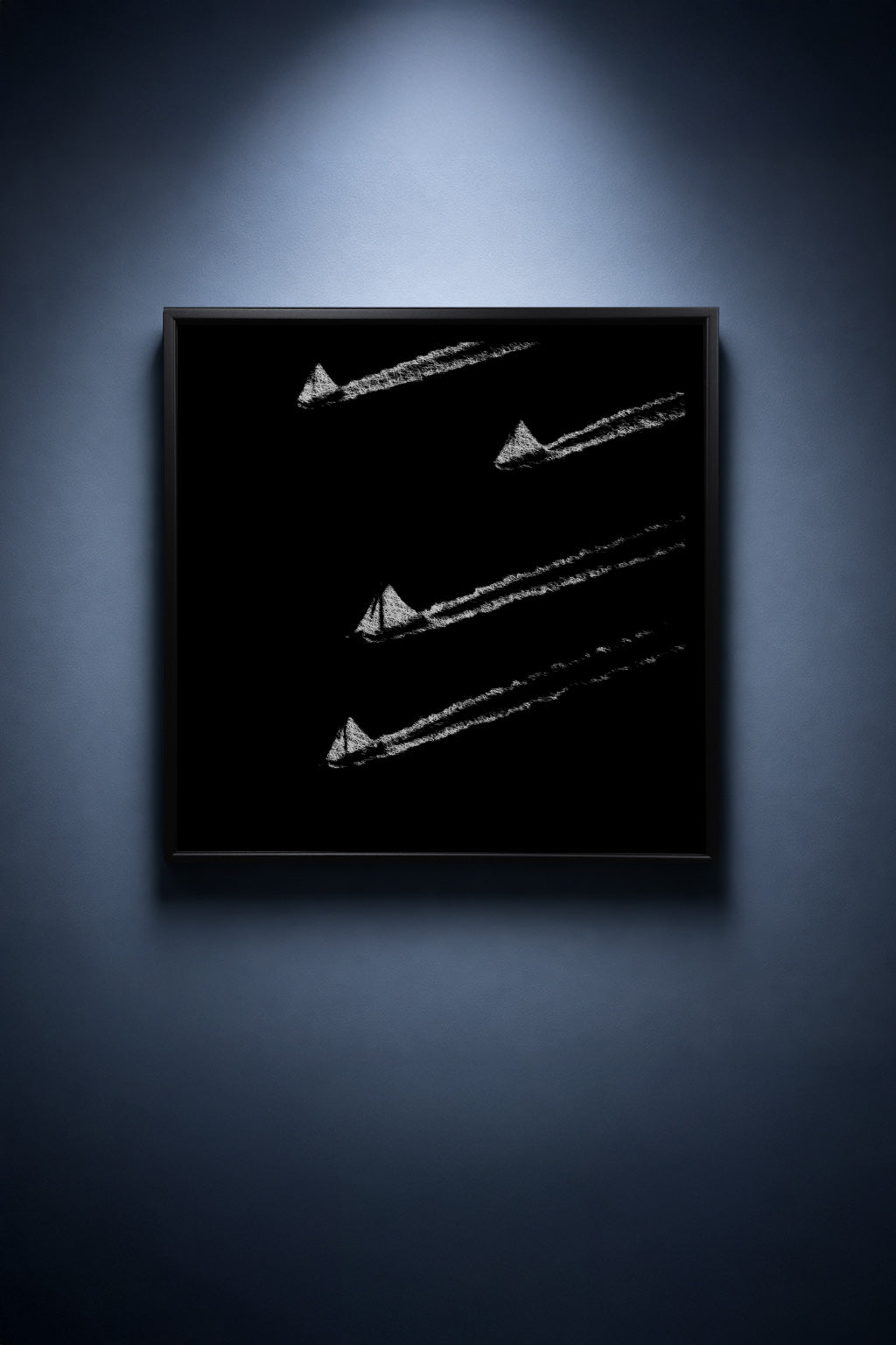 Four Sails on Black Water - thumbnail