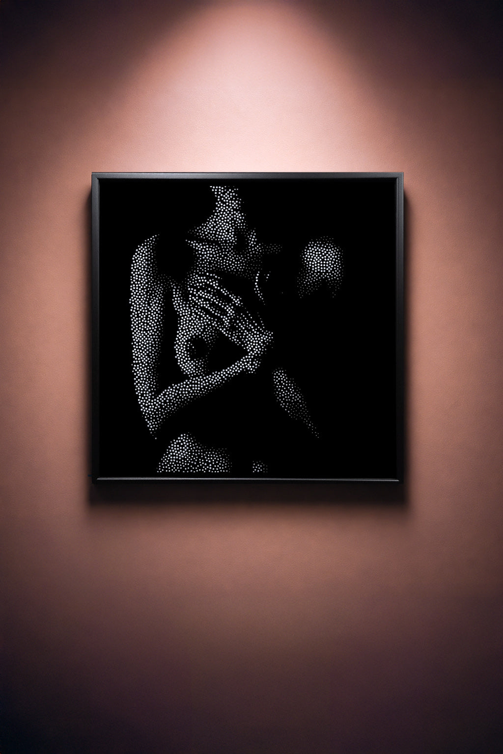 Hands Crossed in Shadow - thumbnail