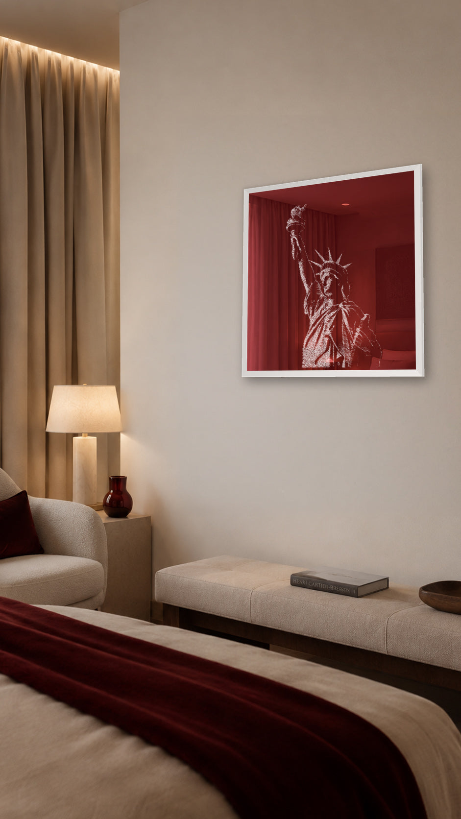 Liberty in the Red - slaapkamer