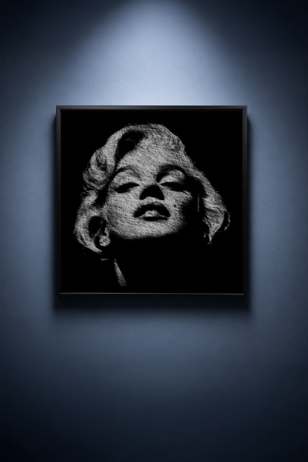 Marilyn's Gaze Beyond the Dark - thumbnail