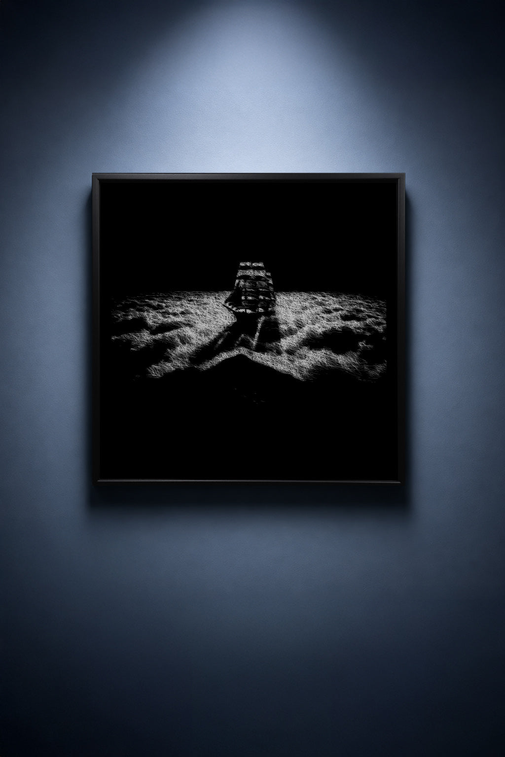 Ship Crossing the Moonlit Cloud - thumbnail