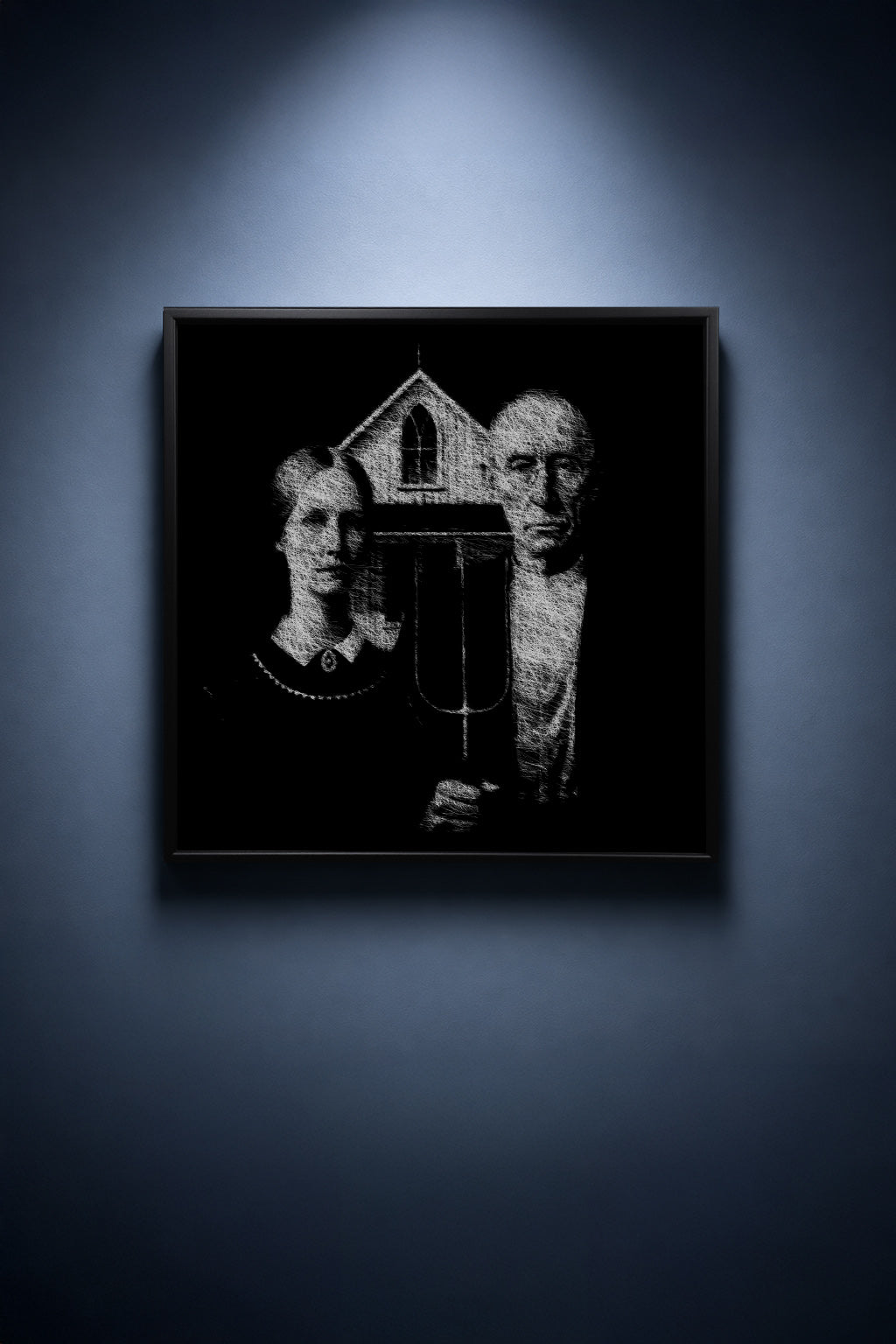 Two Faces Held in Light - thumbnail