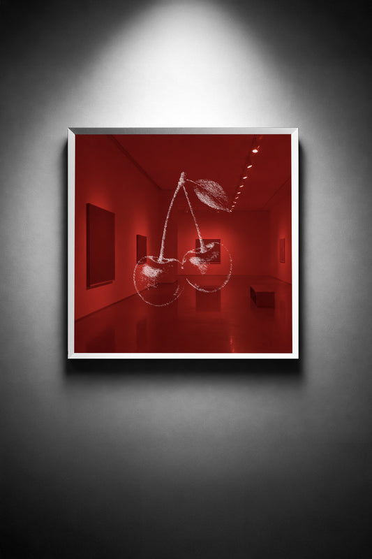 Two Hearts Held in Red - thumbnail