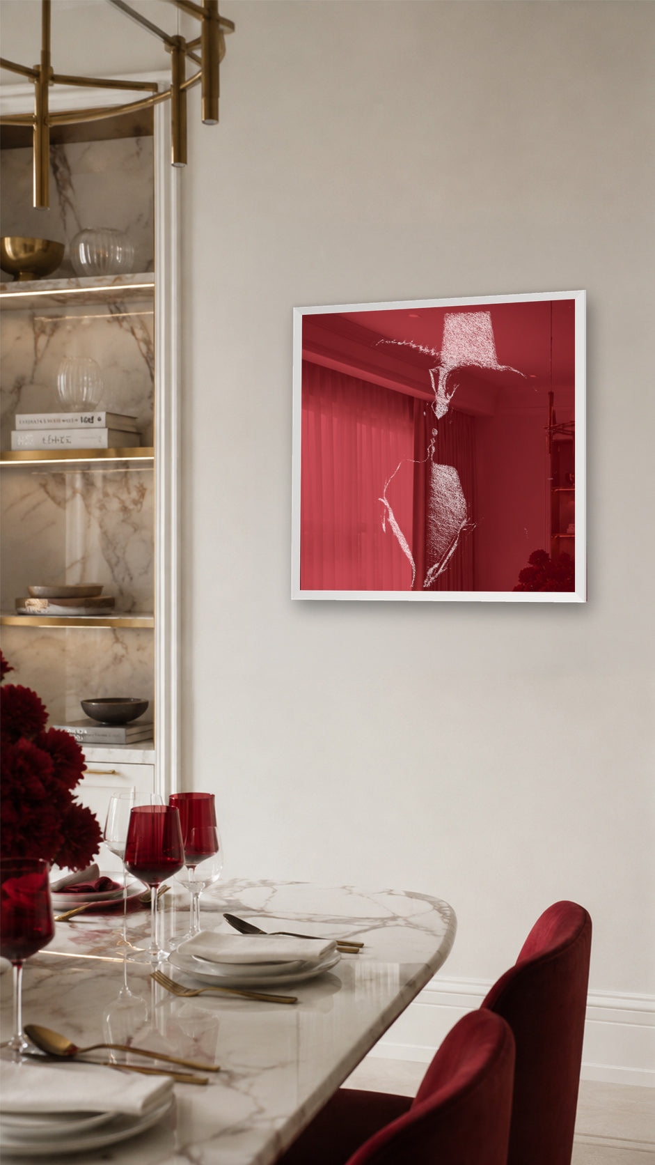 Two Profiles Kissed by Fire - keuken