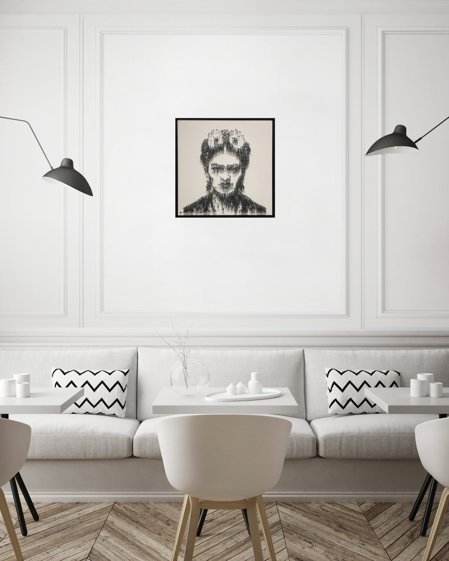 Frida Kahlo in Black Steel